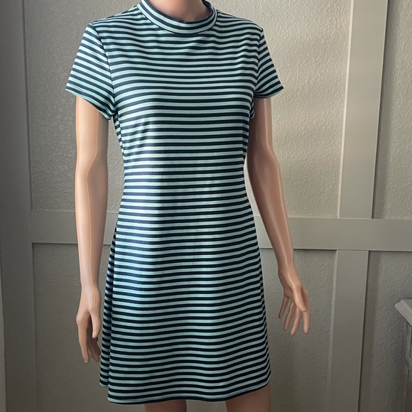 Free People Beach striped mock neck dress. - Picture 6 of 7